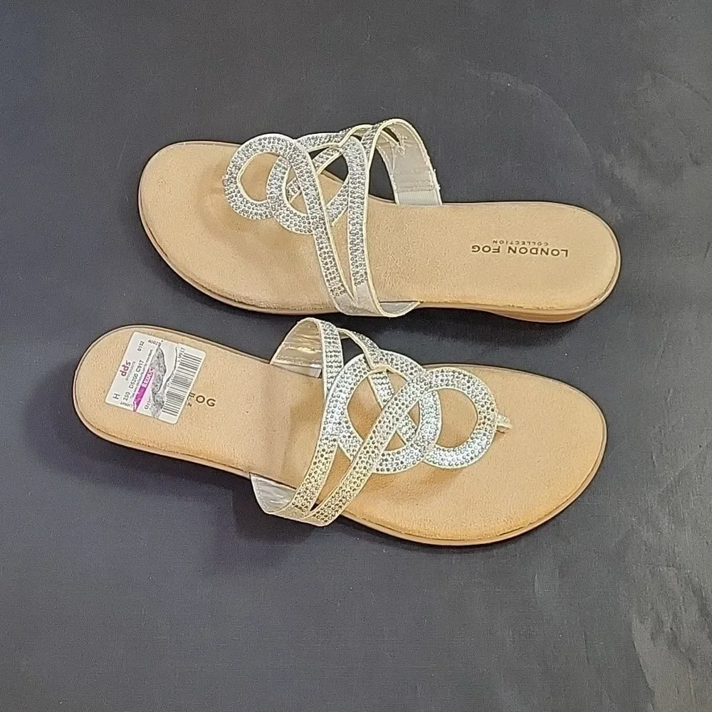 BRAND NEW LONDON FOG ELYSSA HEELED SANDALS G1